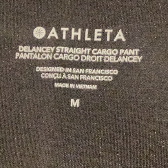 Athleta Black Delancy Straight Cargo Pant - Picture 5 of 6